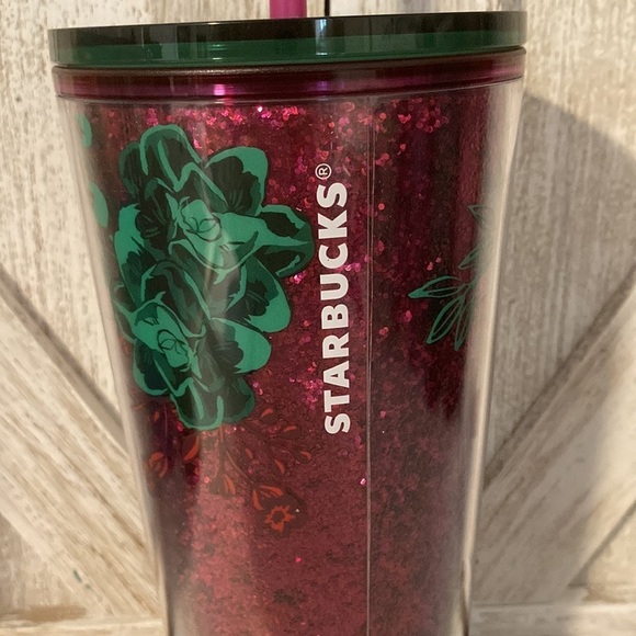 Starbucks 2022 Holiday Sangria Berry Corsage Venti Tumbler - Picture 2 of 7